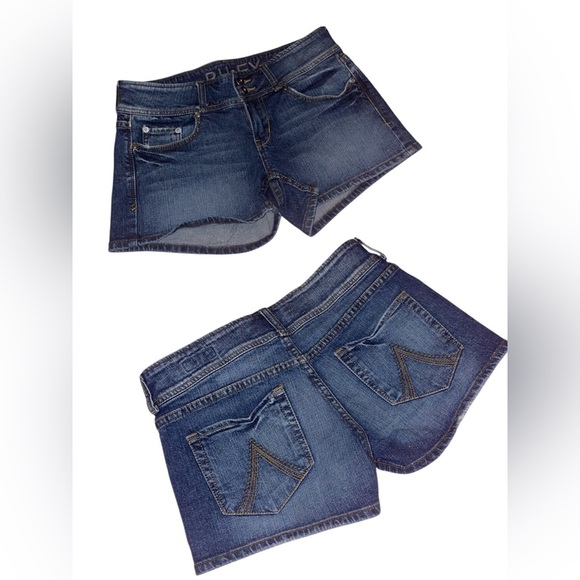 dELiA*s Riley Blue Denim Shorts - Picture 1 of 5